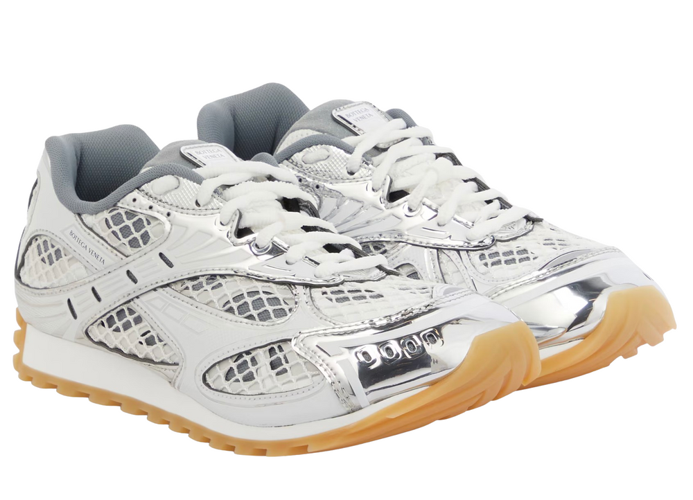 Bottega Veneta 'Silver White' Orbit Sneakers