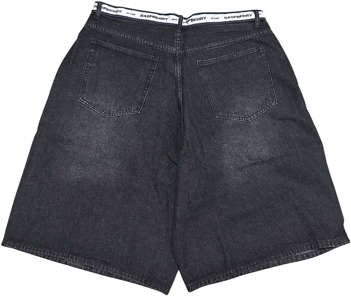 Gold+Vintage Gallery Raspberry Hills Black 'Denim' Jorts