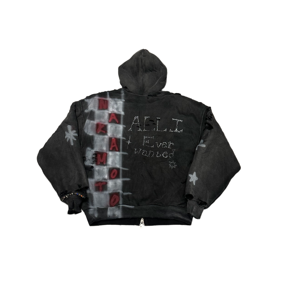 Satoshi Nakamoto 'Black' Get What I Want Zip Up Hoodie