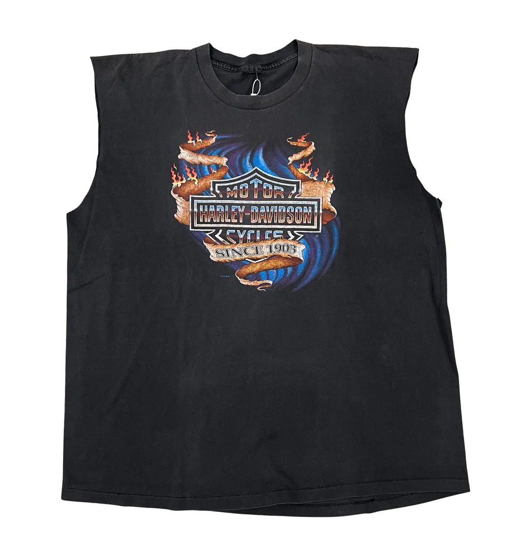 Harley Davidson 'El Paso' Vintage Cutoff