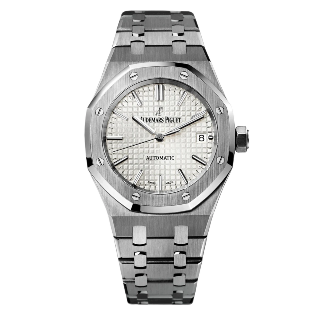 Audemars Piguet Royal Oak 15400ST White Face Watch 41MM