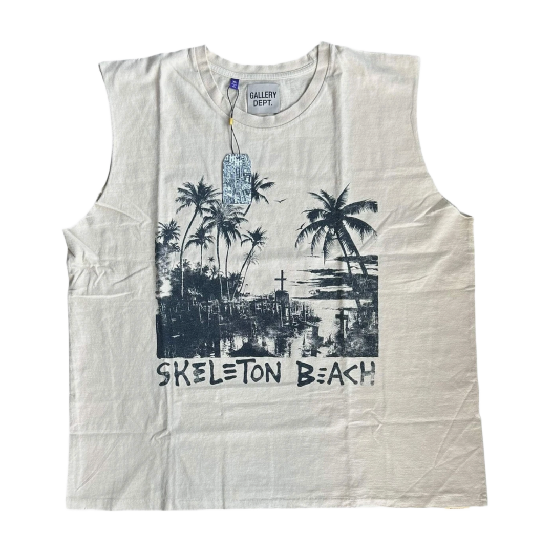 Gallery Dept. 'Skeleton Beach' Archival White Tank Tee
