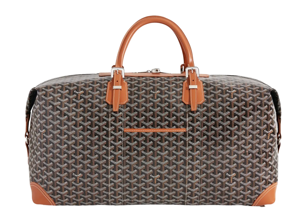 Goyard Black/Tan Bowling 55 Duffle Bag