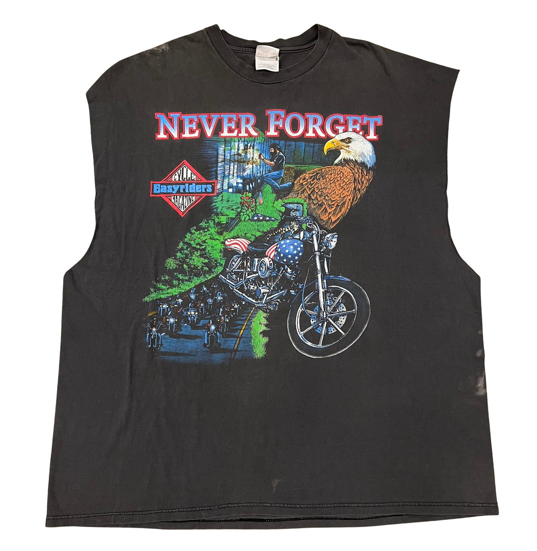 Cycle Magazine 'Never Forget' Vintage Cutoff