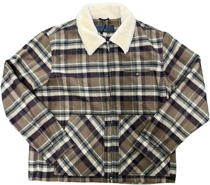 Chrome Hearts 'Black Sheep' Plaid Fleece Jacket