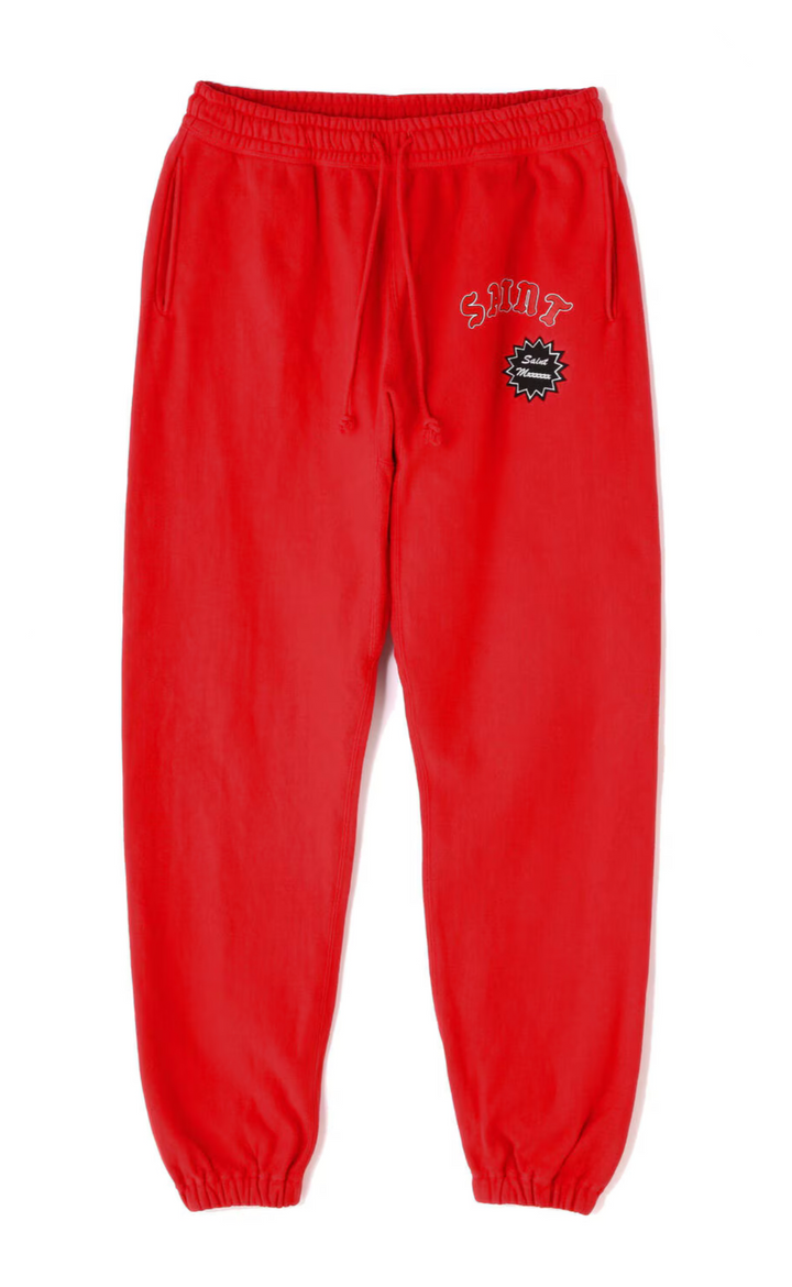 Saint Michael Red Arch Logo Sweatpants