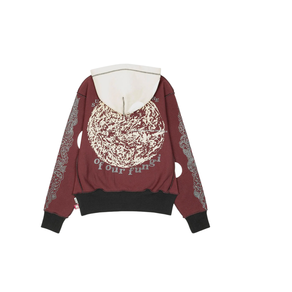 Advisory Board Crystals 'Burgundy' Critical Thought Mind Spores Hoodie