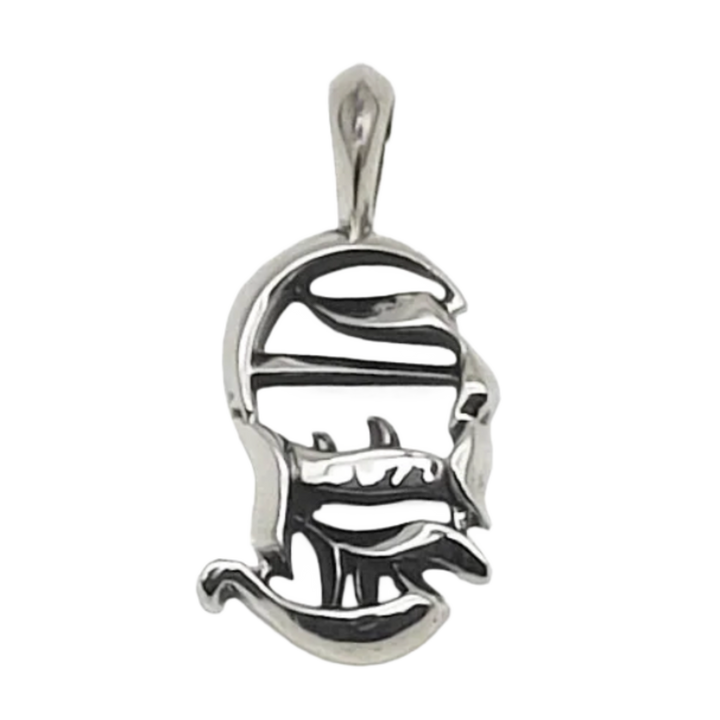 Chrome Hearts 'CH' Silver Pendant