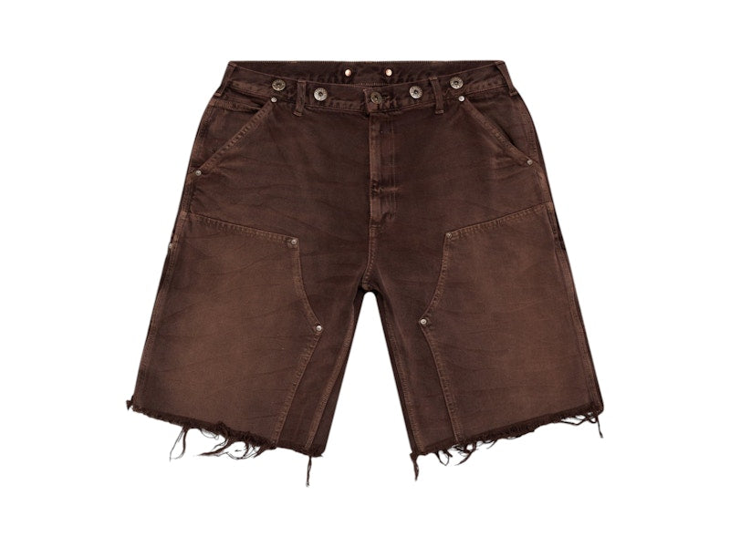 Hellstar Denim Shorts 'Brown'