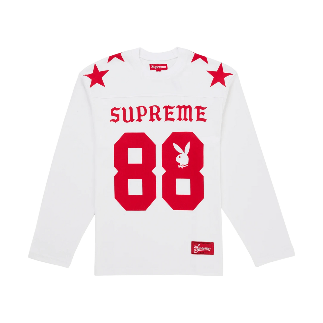 Supreme Playboy 'Red/White' Football Longsleeve Top