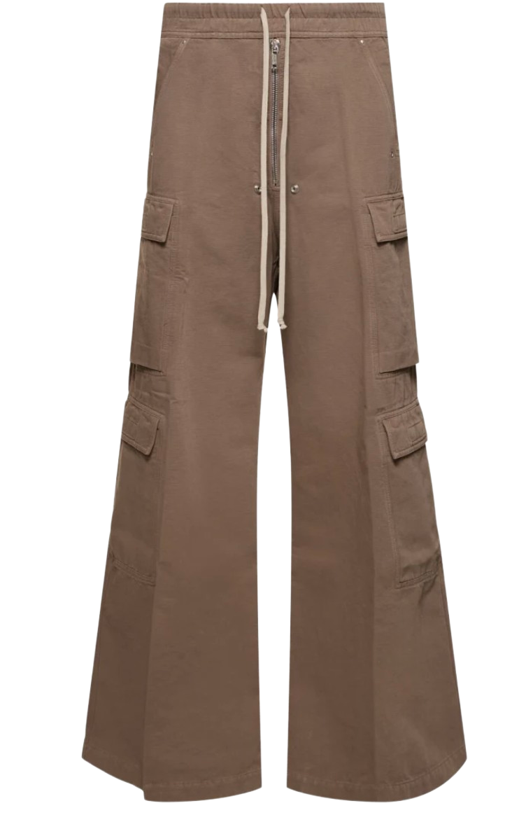 Rick Owens 'Double Cargo Jumbo Bela' Brown Pants