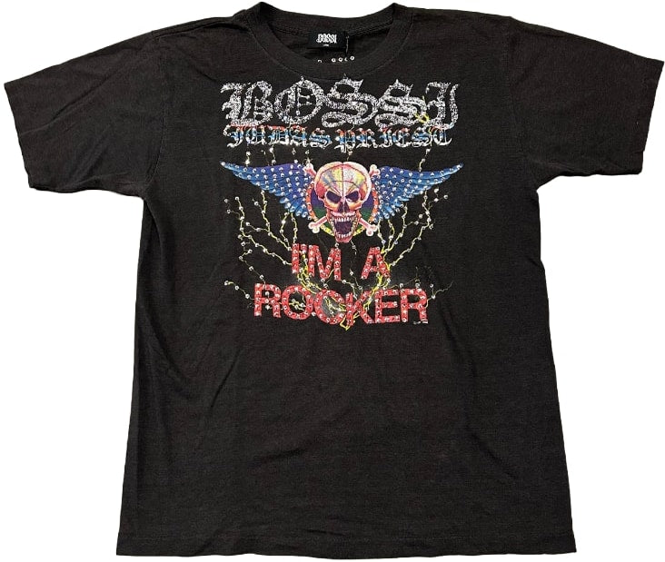 Bossi 'Im A Rocker' Rhinestone Vintage Tee