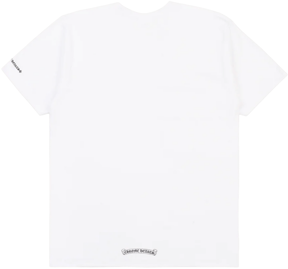 Chrome Hearts 'Love You' Collar Logo White Tee