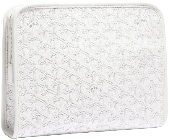 Goyard 'White' Jouvence MM Toiletry Bag