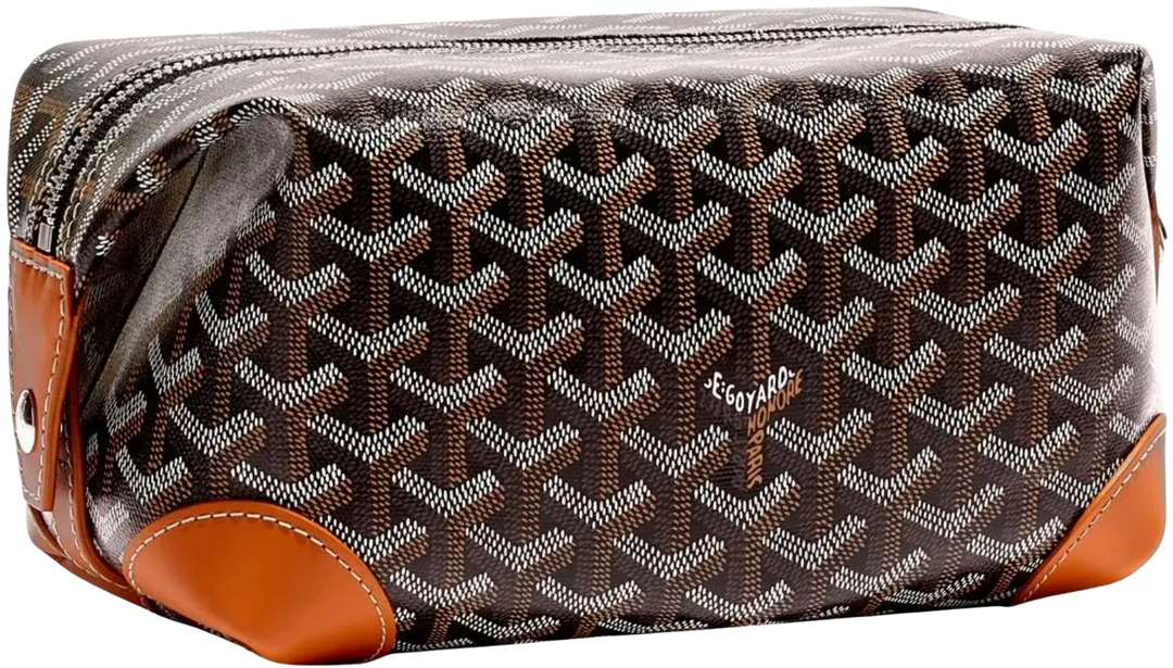 Goyard Black/Tan 'Bowling 25' Toiletry Bag
