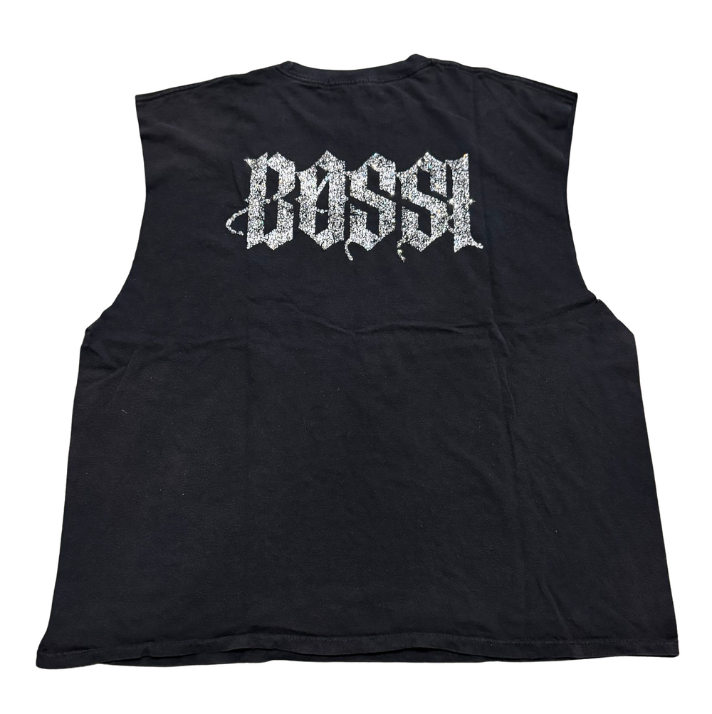 Bossi 'Avenged Sevenfold' Vintage Rhinestone Cutoff Tee