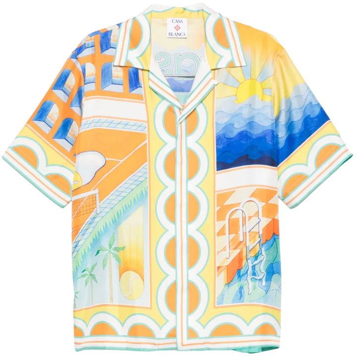Casablanca 'Surreal' Pool Shirt