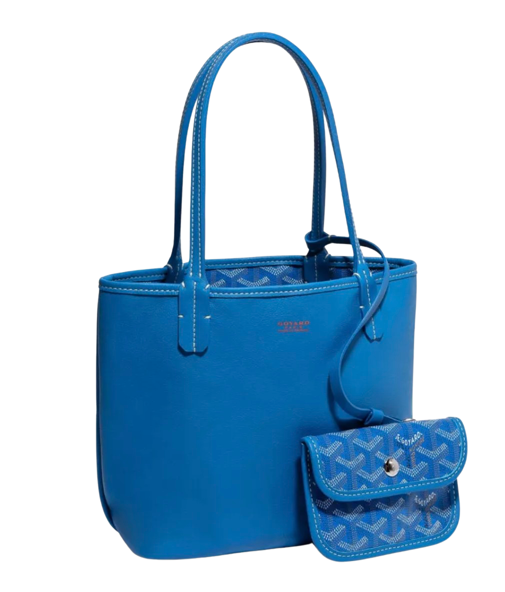 Goyard 'Anjou Mini' Blue Bag