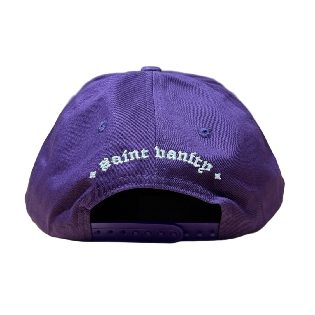 Saint Vanity 'Griffin' Purple and Green Hat