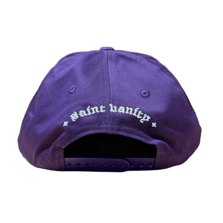 Saint Vanity 'Griffin' Purple and Green Hat