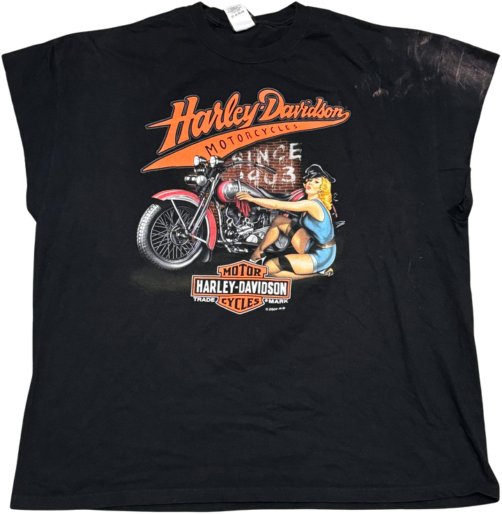 Harley Davidson 'Kutter' Vintage Cutoff Tee