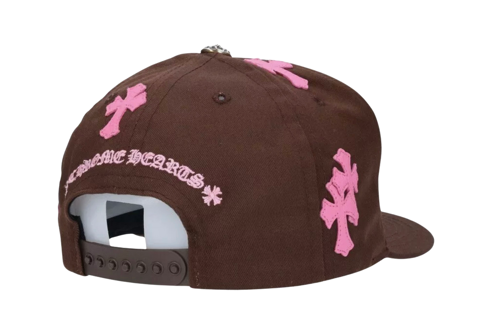 Chrome Hearts 'Pink Patch' Brown CH Hat