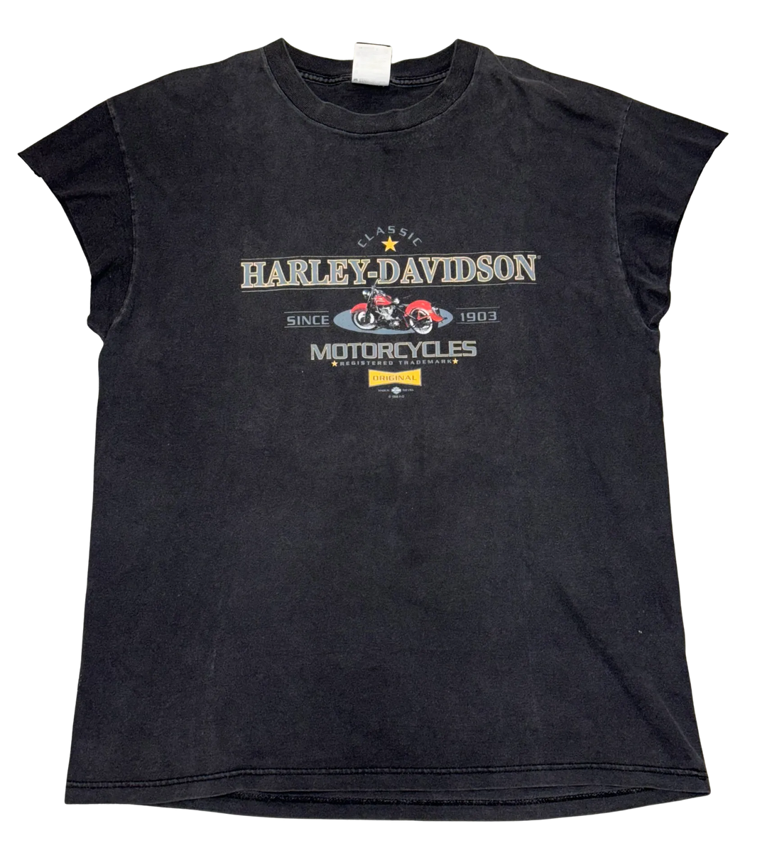 Harley Davidson 'Classic' Vintage Cutoff Tee