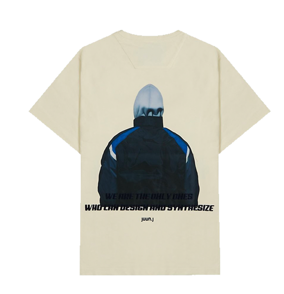 Juun. J 'Synthesize' Cream Tee