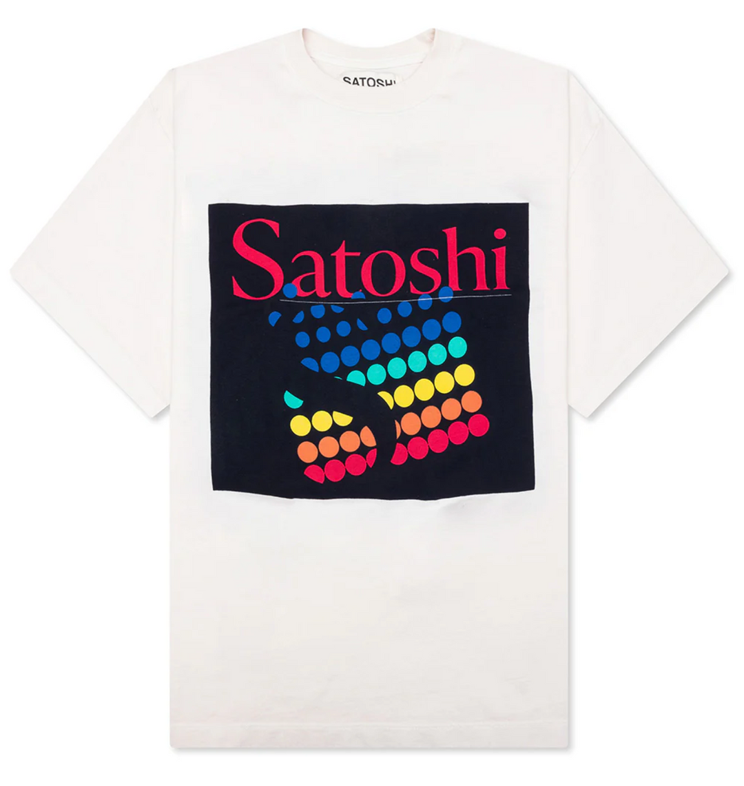 Satoshi Nakamoto 'Verbatim' White Tee