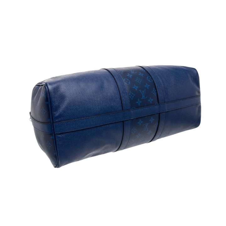 Louis Vuitton 'Blue' Monogram Keepall 50 Duffle