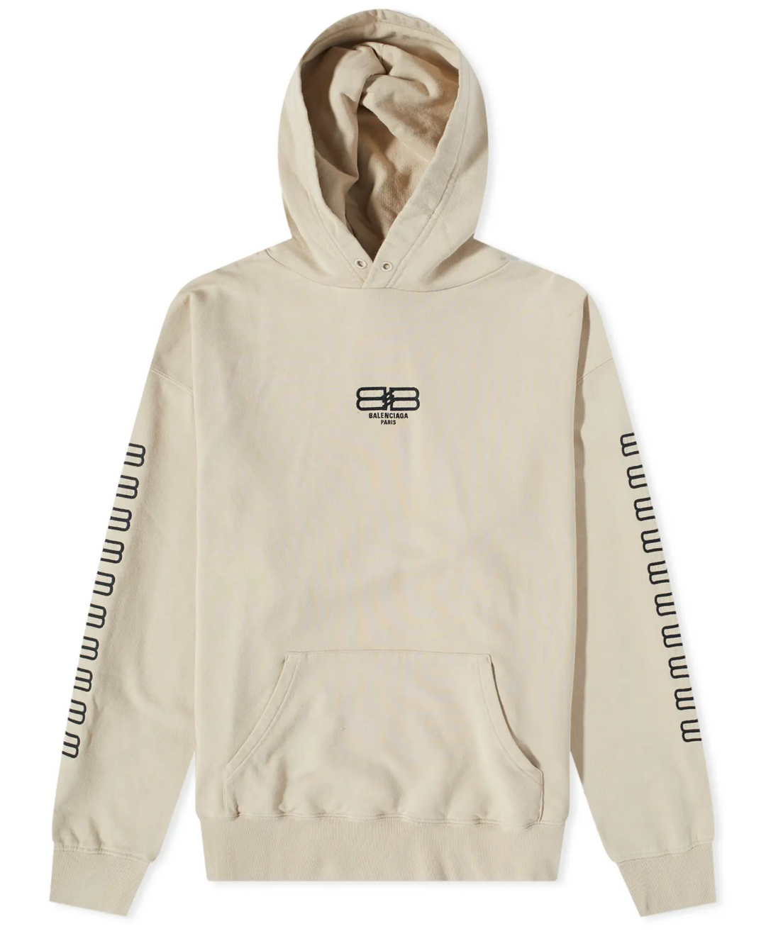 Balenciaga 'BB Corp' Beige Hoodie