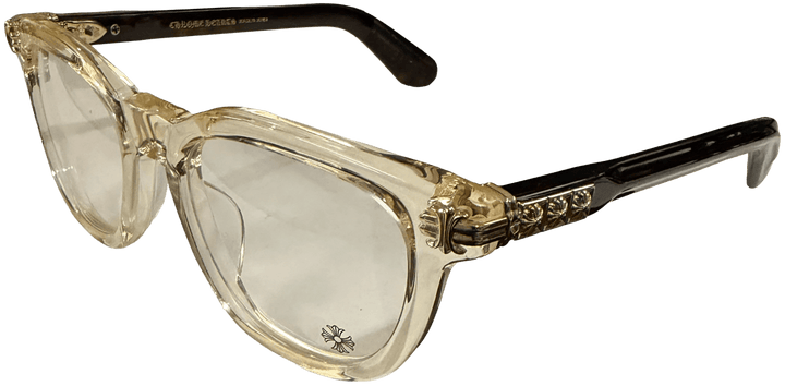 Chrome Hearts 'Smoke Show' Clear Turtoise Shell 18k Glasses