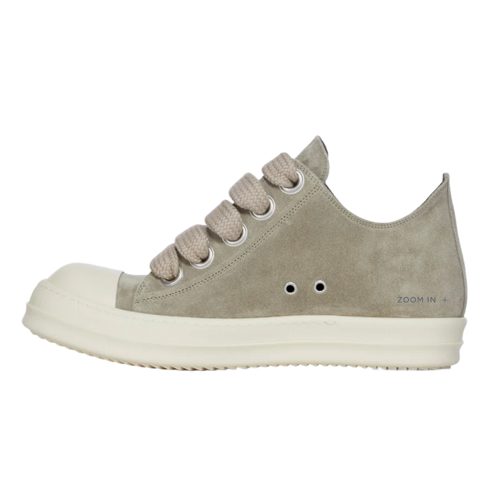 Rick Owens 'Dark Pearl' Suede Jumbol Lace Sneakers