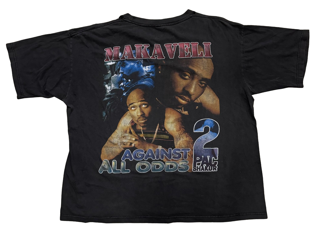 Tupac Shakur 'Makaveli' Vintage Black Tee