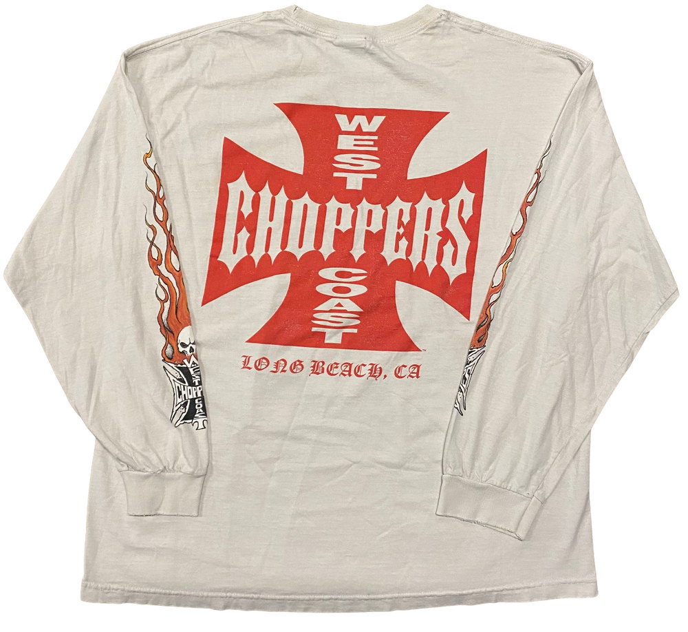 West Coast Choppers 'CFL' Vintage White L/S