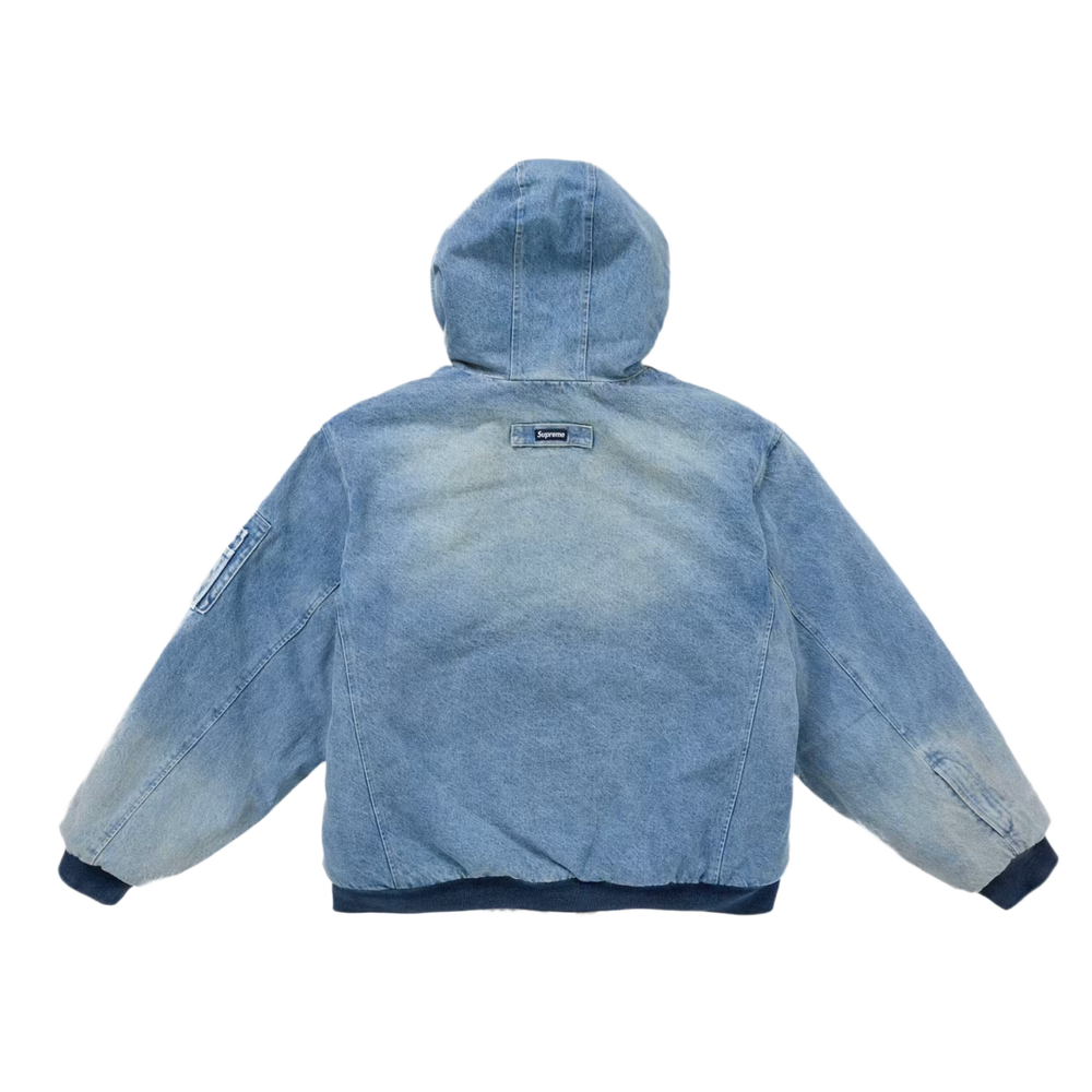 Supreme 'Faux Fur' Reversible Denim Work Jacket