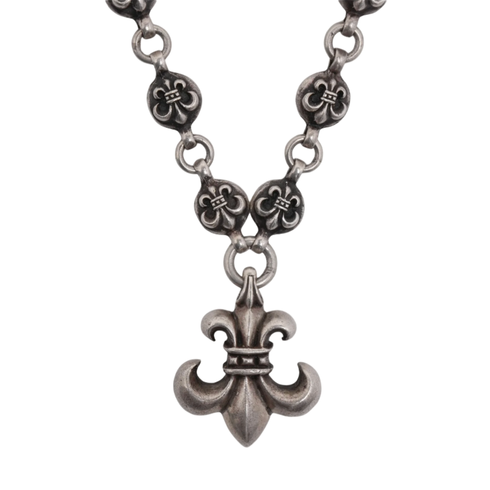 Chrome Hearts 'Fleur' Pendant Ball Necklace