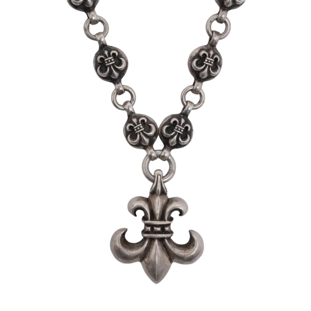 Chrome Hearts 'Fleur' Pendant Ball Necklace