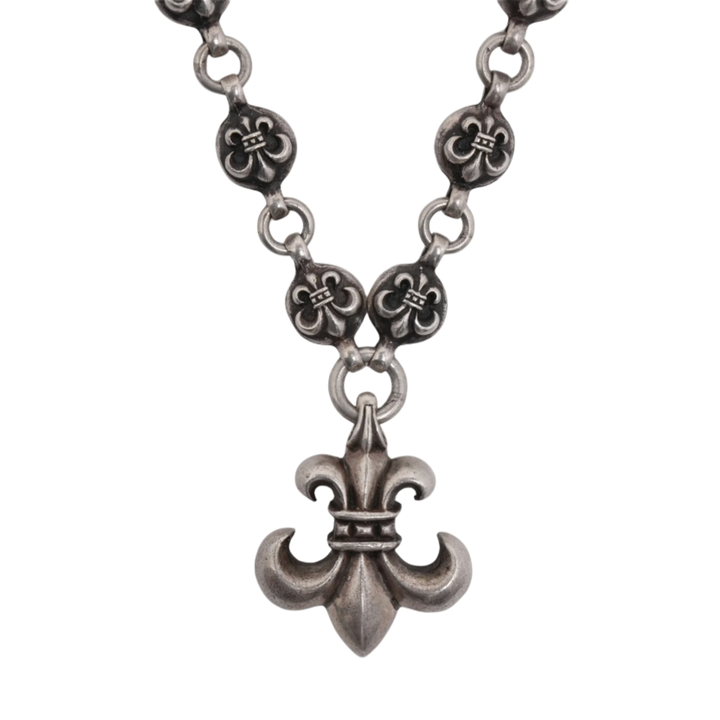 Chrome Hearts 'Fleur' Pendant Ball Necklace