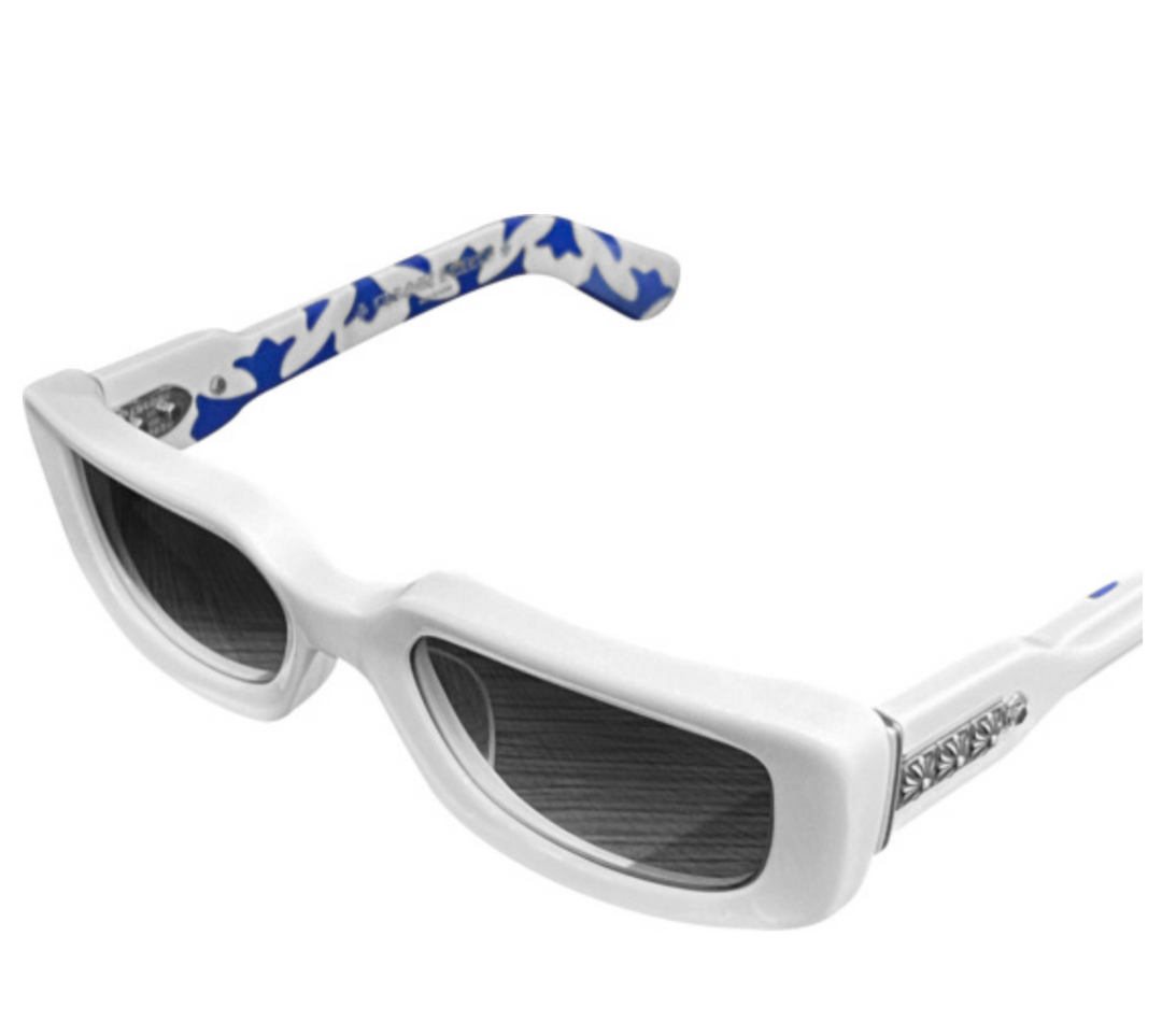 Chrome Hearts White 'Zelda' Sunglasses