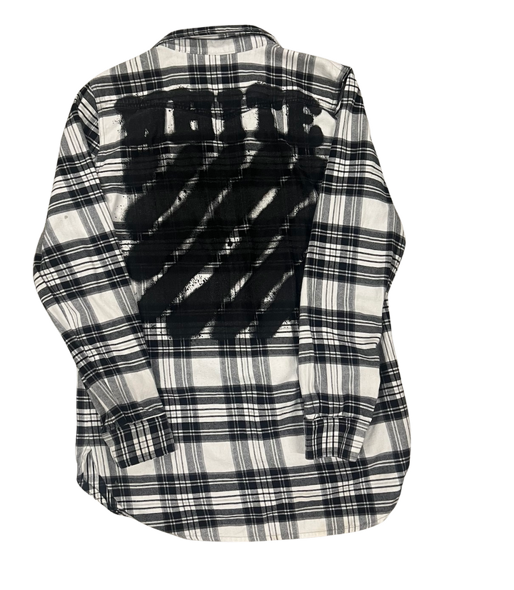 Off-White '2013 Main Label' Checkered Flannel