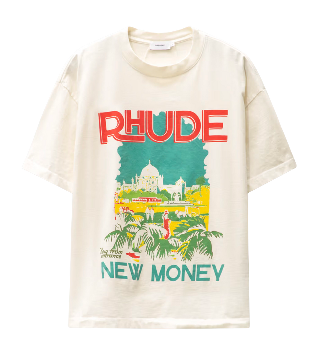 Rhude 'New Money' Cream Tee