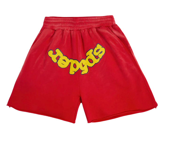 Sp5der 'Red OG Logo' Sweatshort