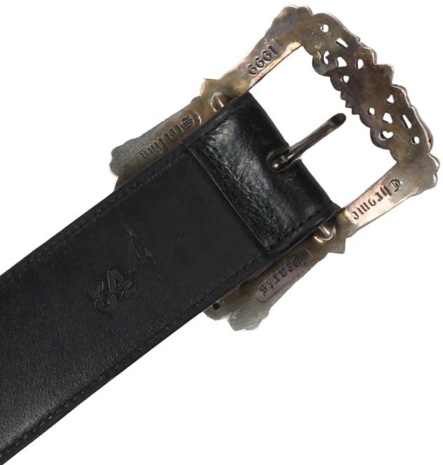 Chrome Hearts 'OTJ Filigree' Leather Belt