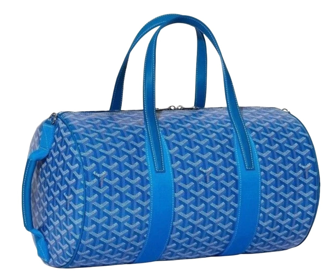 Goyard 'Sky Blue' 40 Barrell Duffle