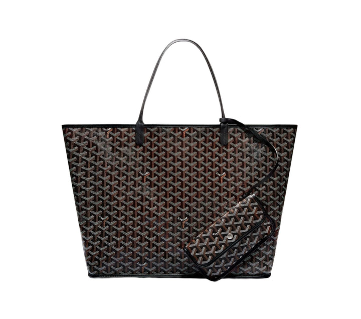 Goyard 'Black' Anjou GM Reversible Bag