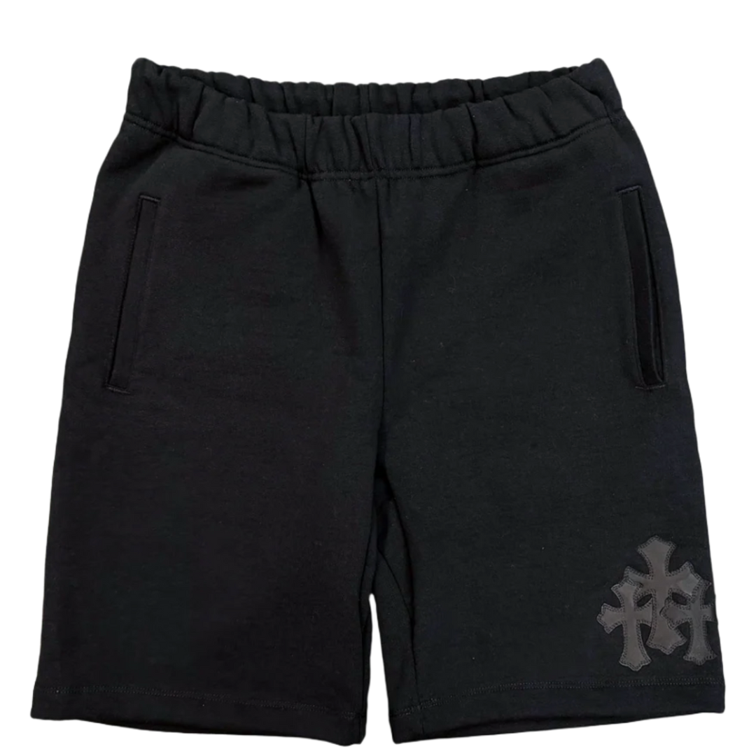 Chrome Hearts 'Paper Jam' Black Sweat Shorts