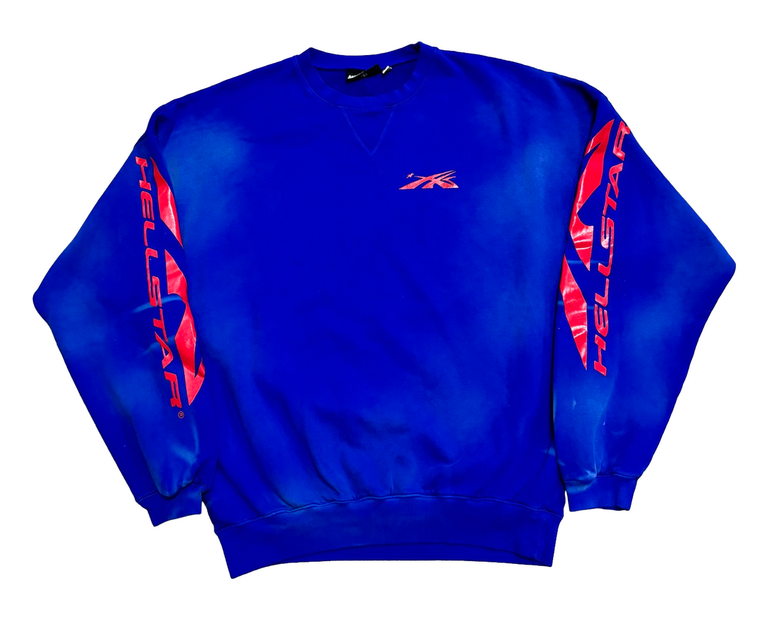 Hellstar Sports Blue Gel Crewneck