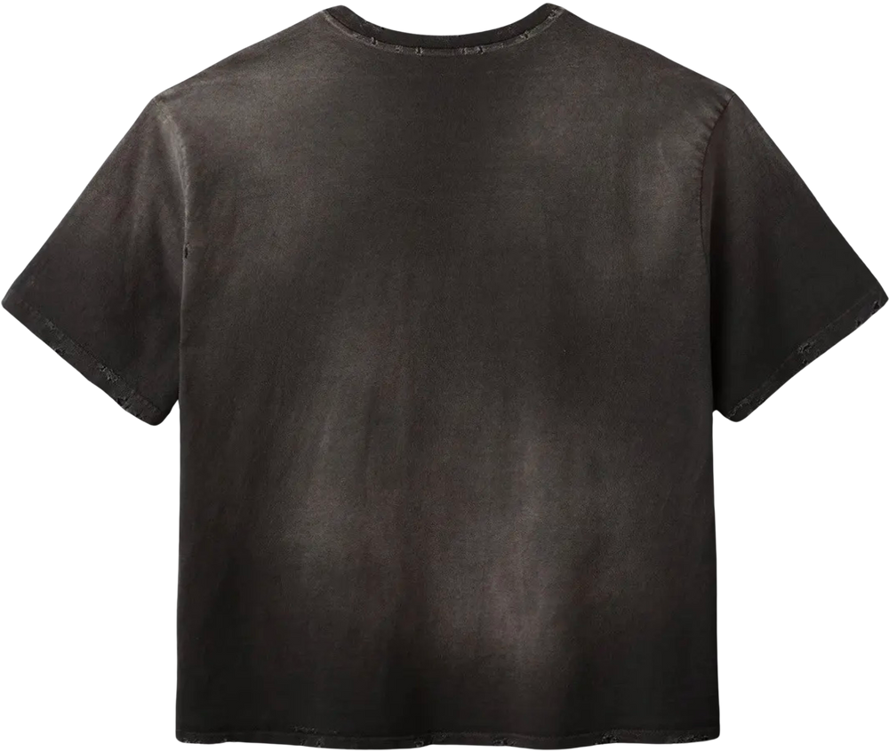 Gold+Vintage Gallery Raspberry Hills 'Code 77' Black Tee