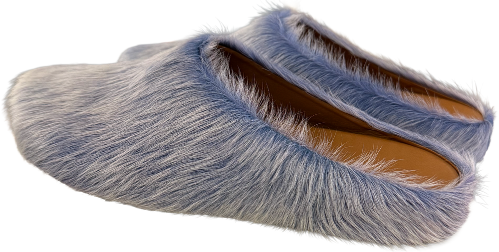Marni 'Ice Blue' Sabot Slippers